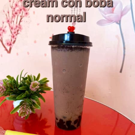FRAPPE DE COOKIES AND CREAM CON BOBA NORMAL
