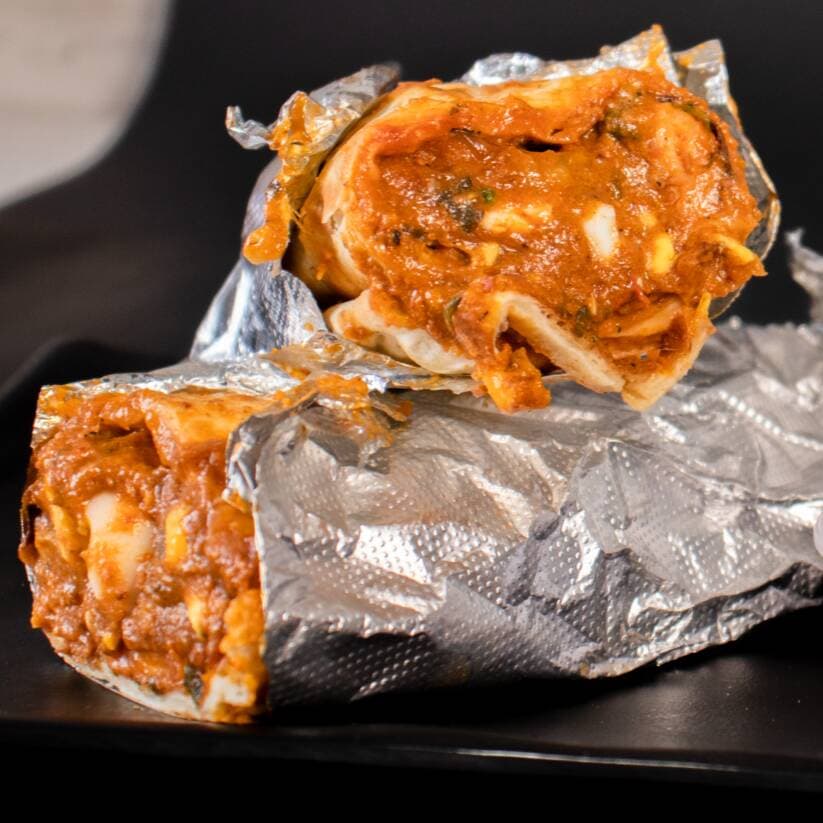 Egg Masala Burrito