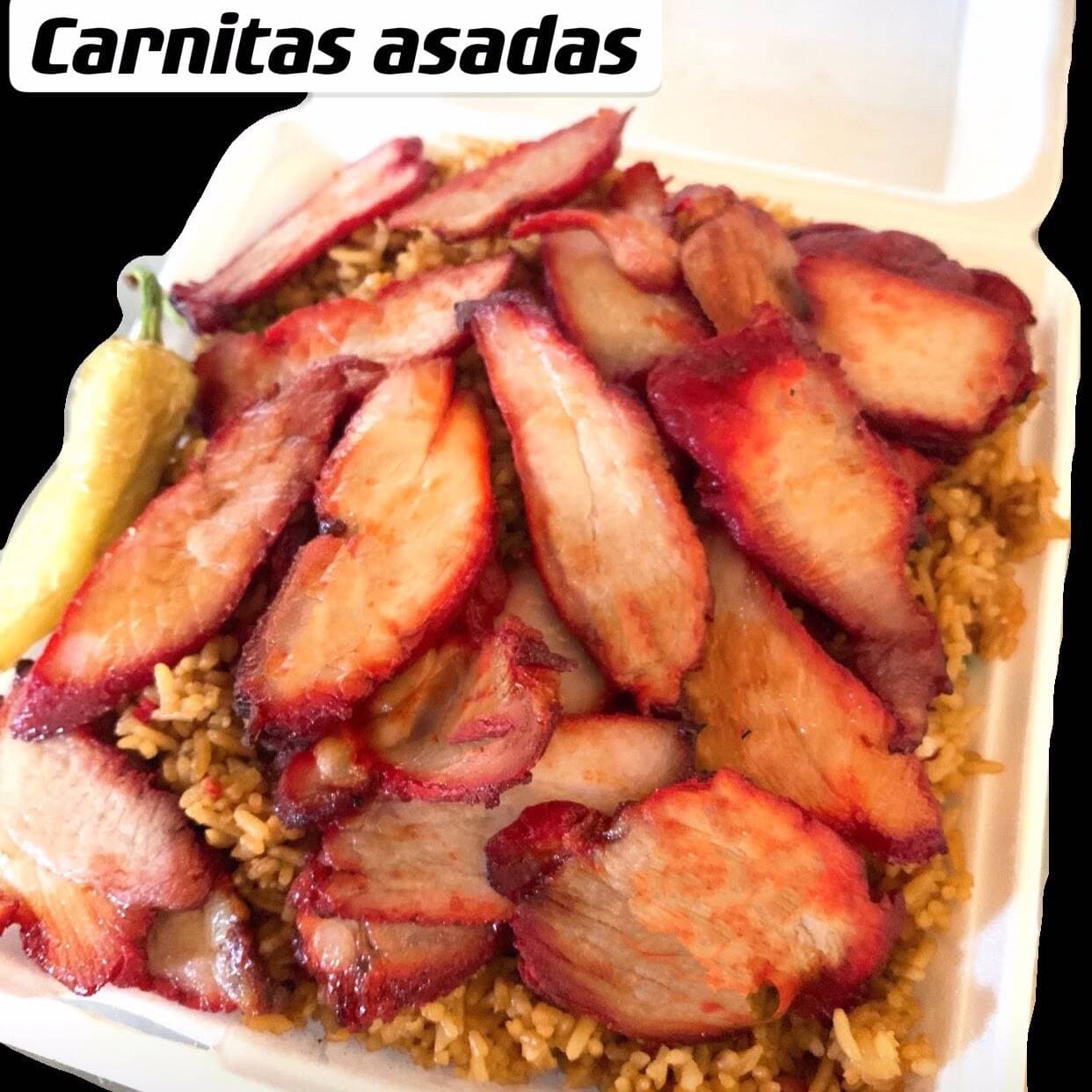Lunch 3  carnitas asadas