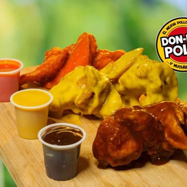 6 Alitas con Salsa BBQ