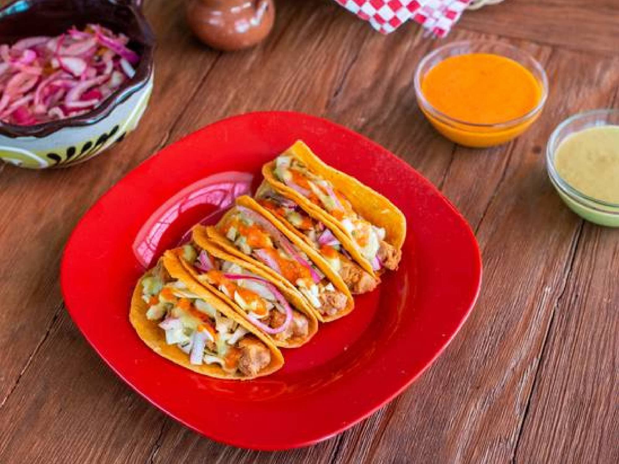 5 Tacos De Frijol