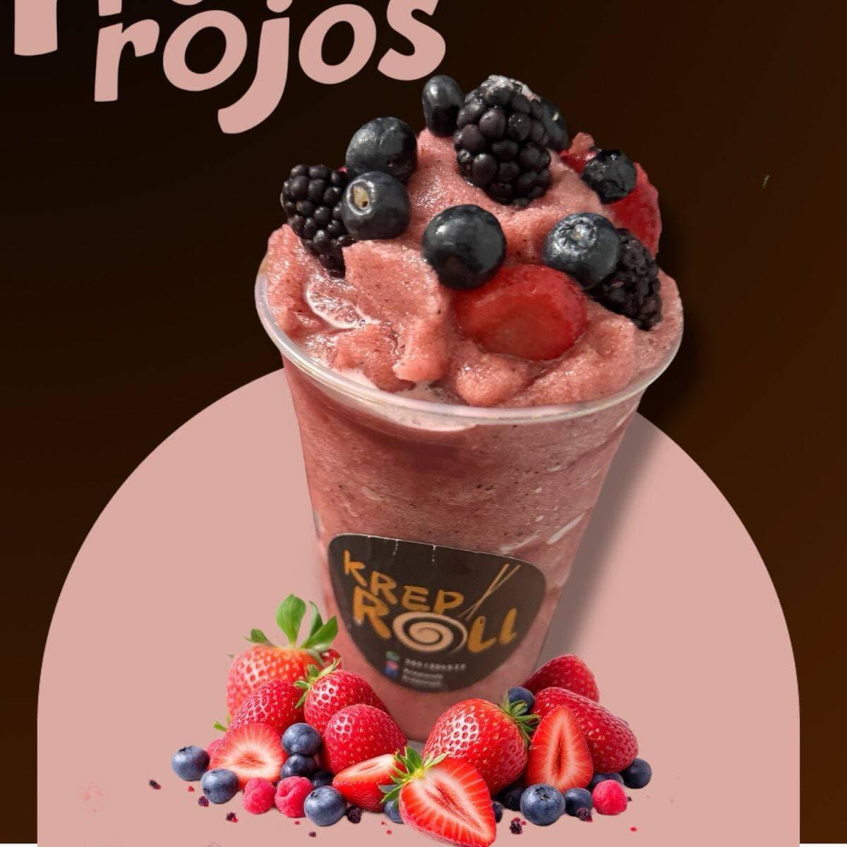 Frappé de Frutos Rojos