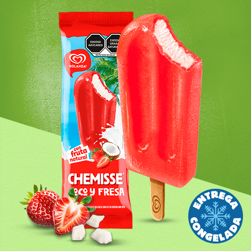Chemisse Fresa Coco (2 Pzas)