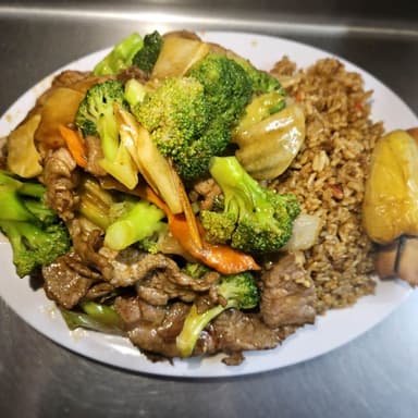 Lunch # 5 Res con brocoli