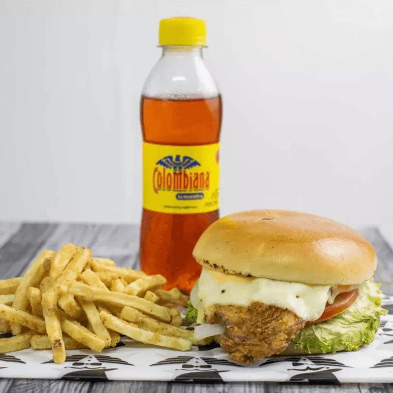 Combo Hamburguesa Pollo Picante