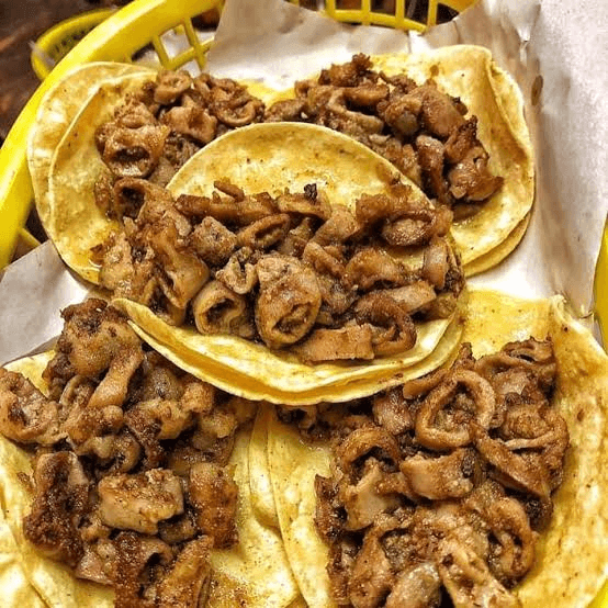 Orden de Tacos de Tripa (Dorada)