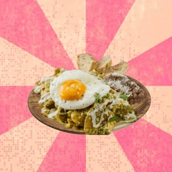Chilaquiles Verdes con Huevo
