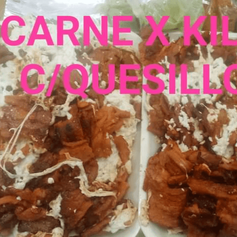 1 KG DE CARNE AL PASTOR DE TROMPO CON QUESILLO