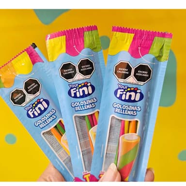 Fini Gomitas Rellenas, Pack de 3 Pzas