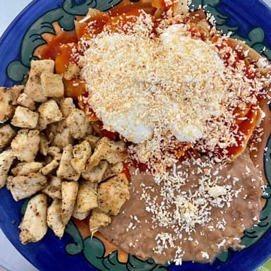 Chilaquiles con Res