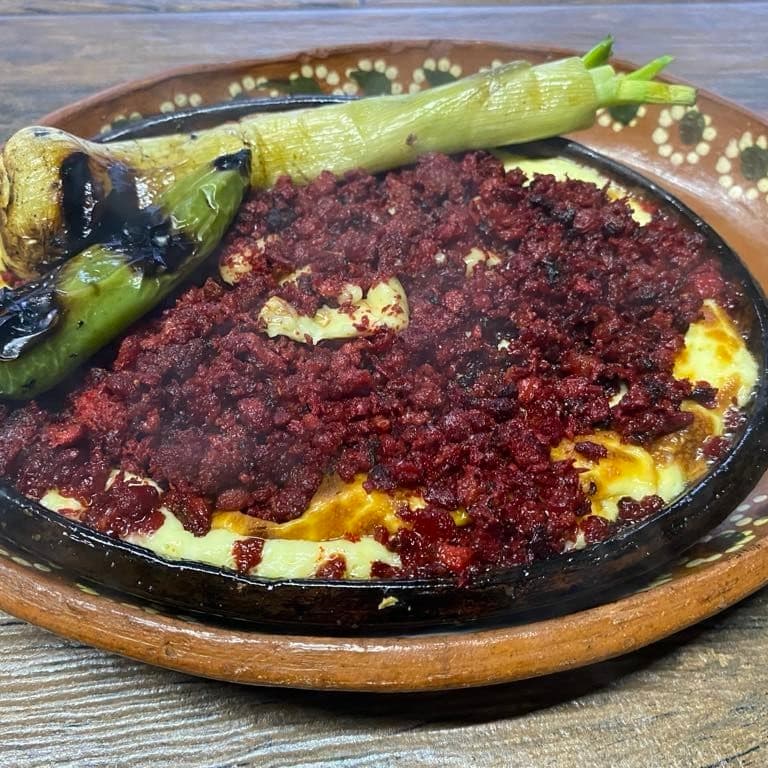 Queso Fundido de Chorizo Ranchero