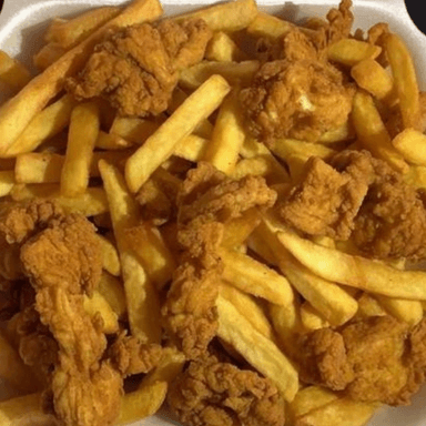 Palomitas de Pollo con Papas