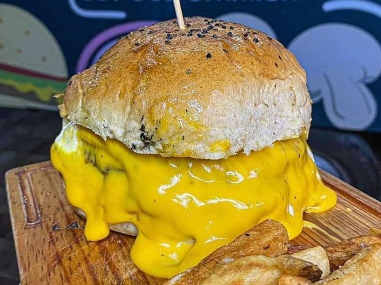 Hamburguesa Cheddars!