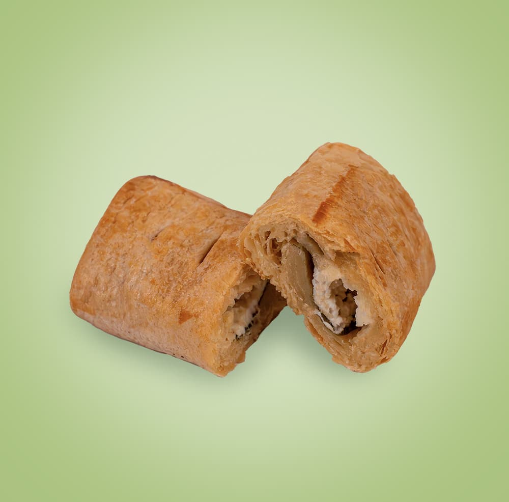 Riel espinaca y queso crema