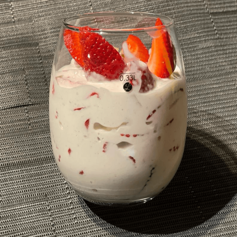 Fresas con Crema La Lechera