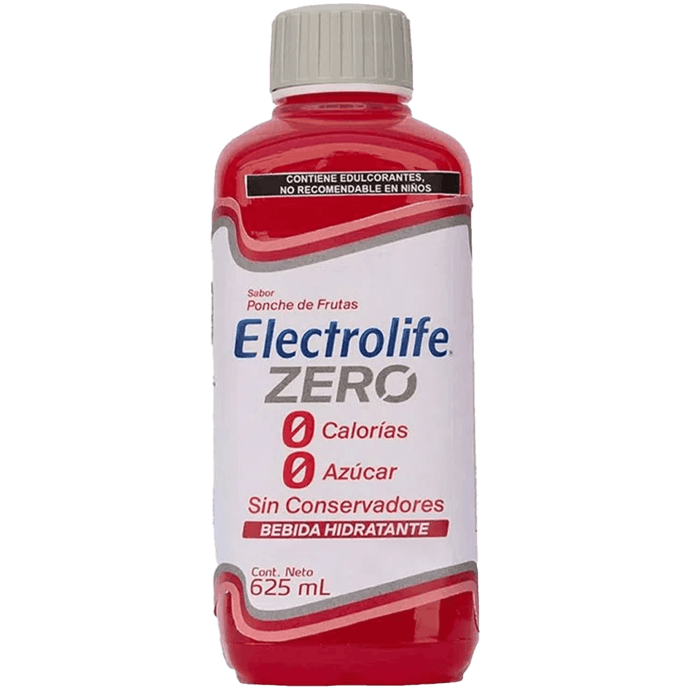 Electrolife zero ponche frutas 625ml nvo