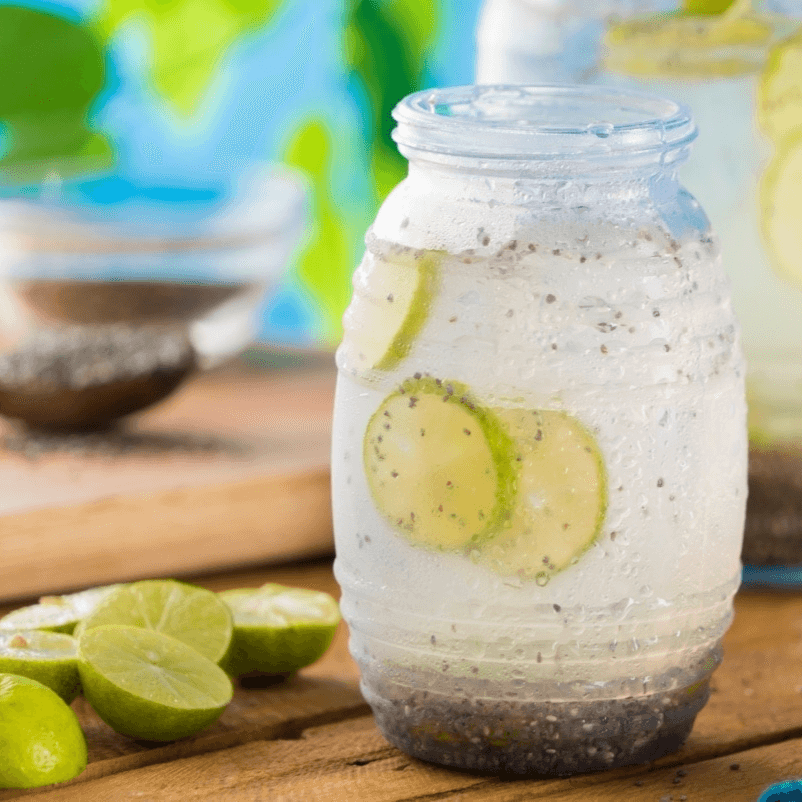 Agua Limon con Chía 500 Ml