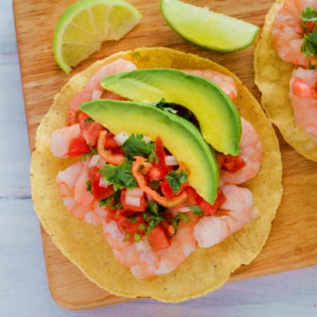 Tostada de Camarón