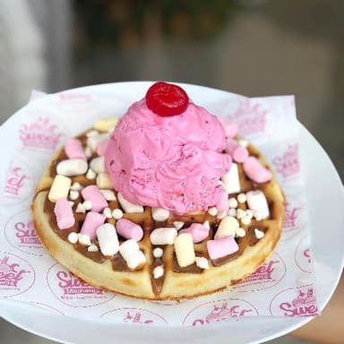 2 Waffles Masmelos + Helado