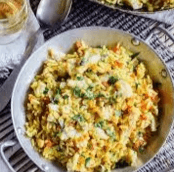 Arroz con Pescado Medio