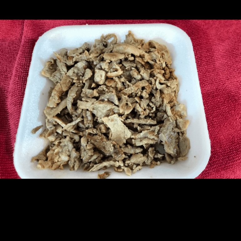 Orden de Bistec Sin Queso