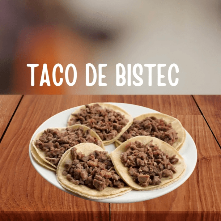 5 Tacos de Bistec