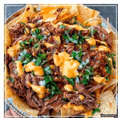 Nachos con Birria