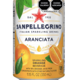 Agua Mineral San Pellegrino Naranja 330ml