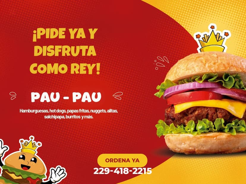 PAU PAU Hamburguesas y Hotdogs