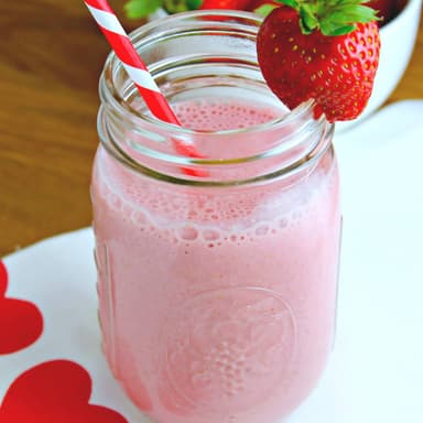 LICUADO DE FRESA 16 Oz