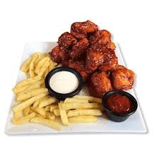 1 kilo boneless bufalo con papas