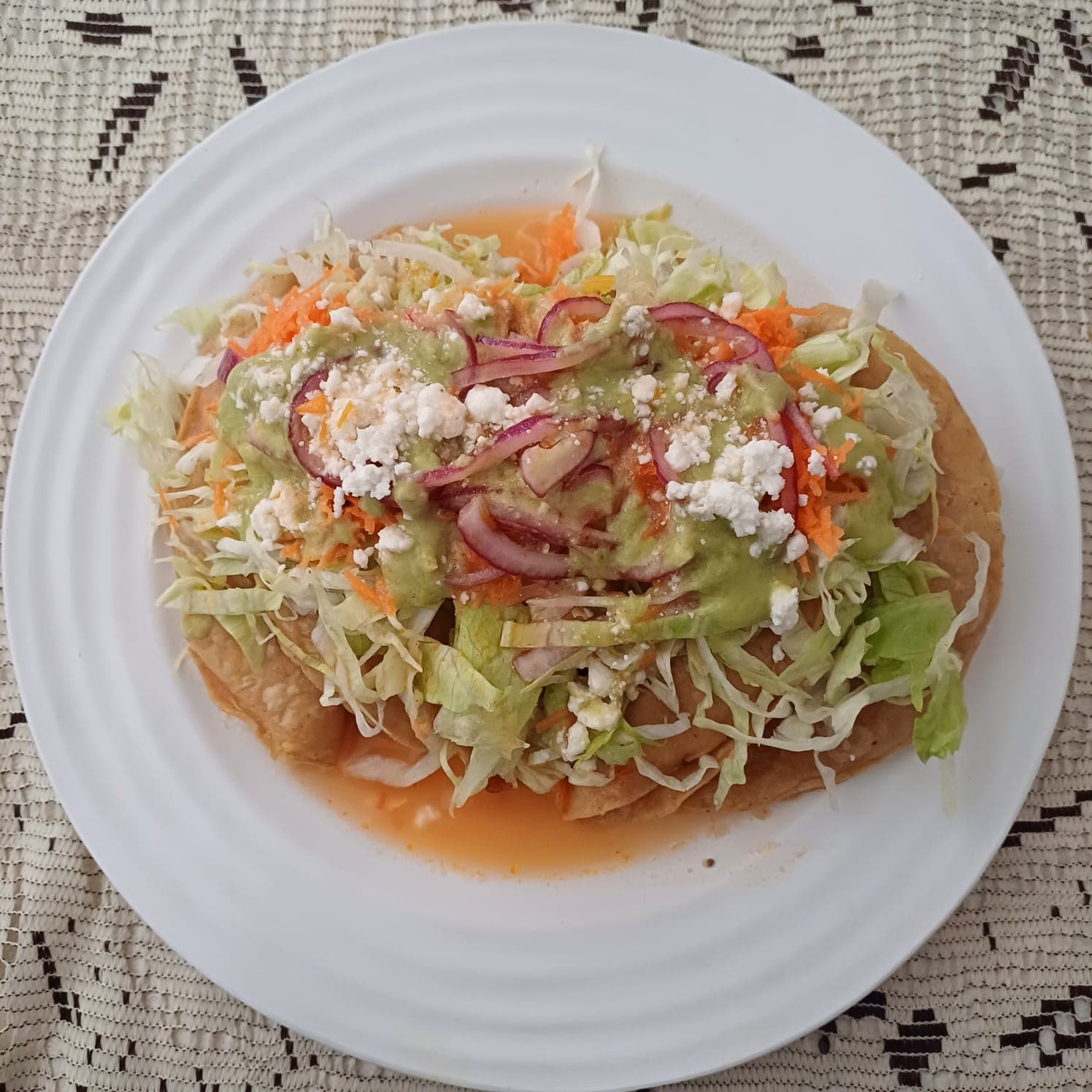 10 Tacos Dorados + Agua Fresca 1L