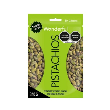 Pistaches Wonderful Sin Cascara Tostado y Salado