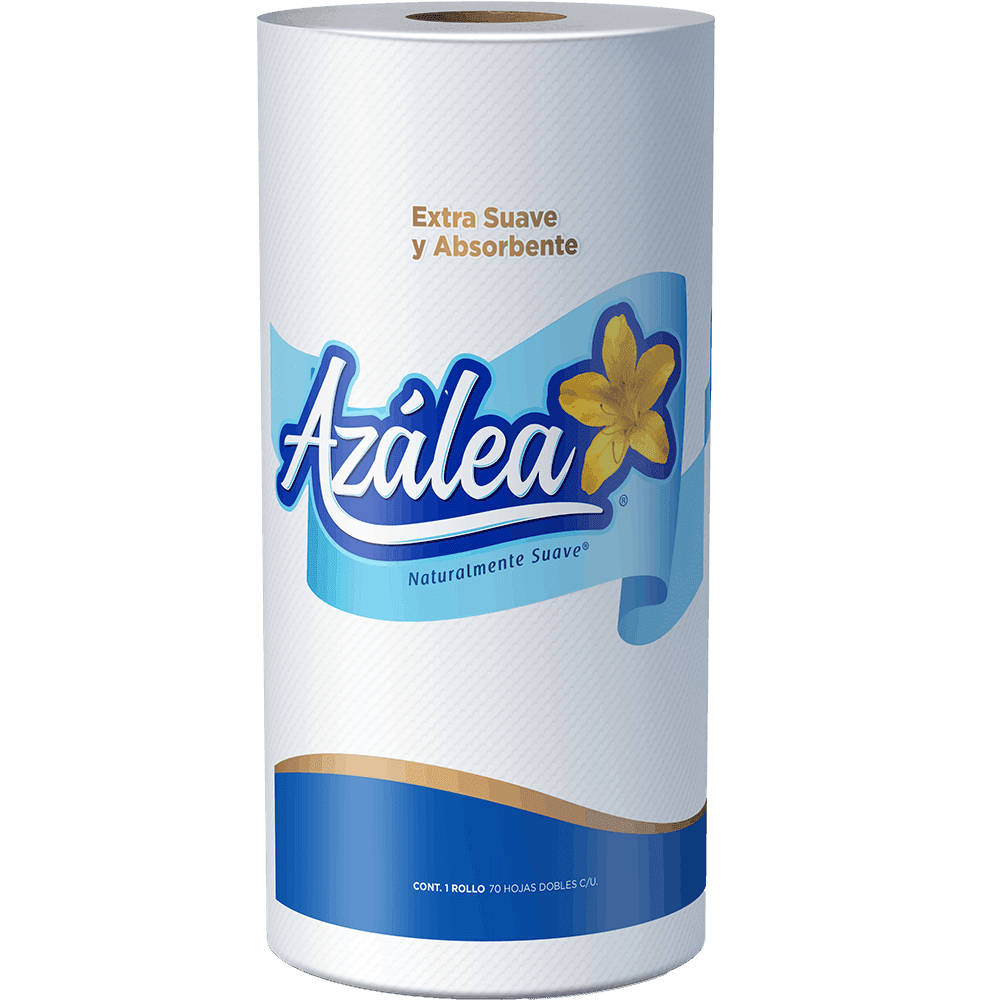TOALLAS MULTIUSOS PAPEL HOJA DOBLE AZALEA 1 ROLLO