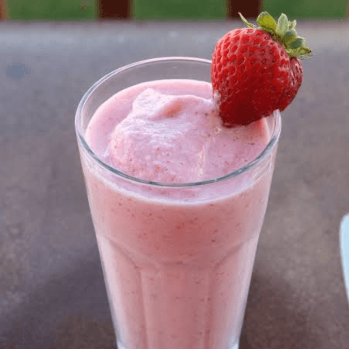 Licuado de fresa dé un litro