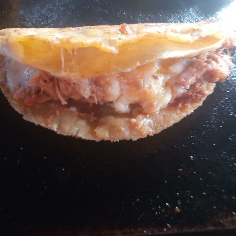 Taco de Barbacoa con Queso