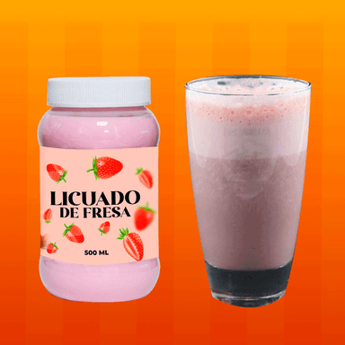 Licuado De Fresa  500 ml