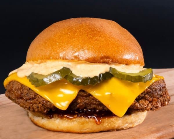 Que Chicken Hot Cheese Sandwich
