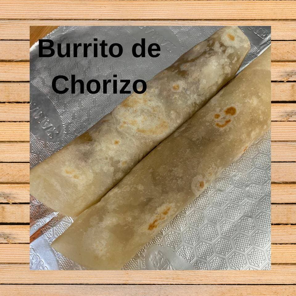 Burrito de Chorizo con Papa