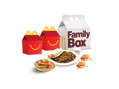 Family box 2 adultos sin bebidas y 2 niños