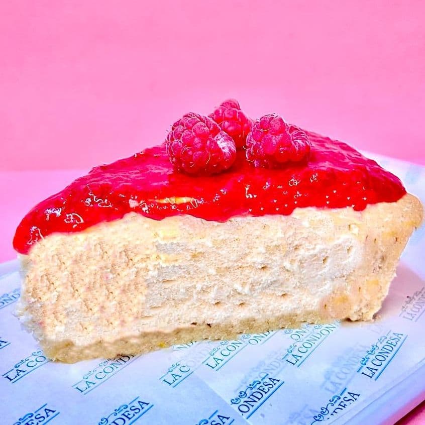 Cheesecake New York Frambuesas Sin Azúcar
