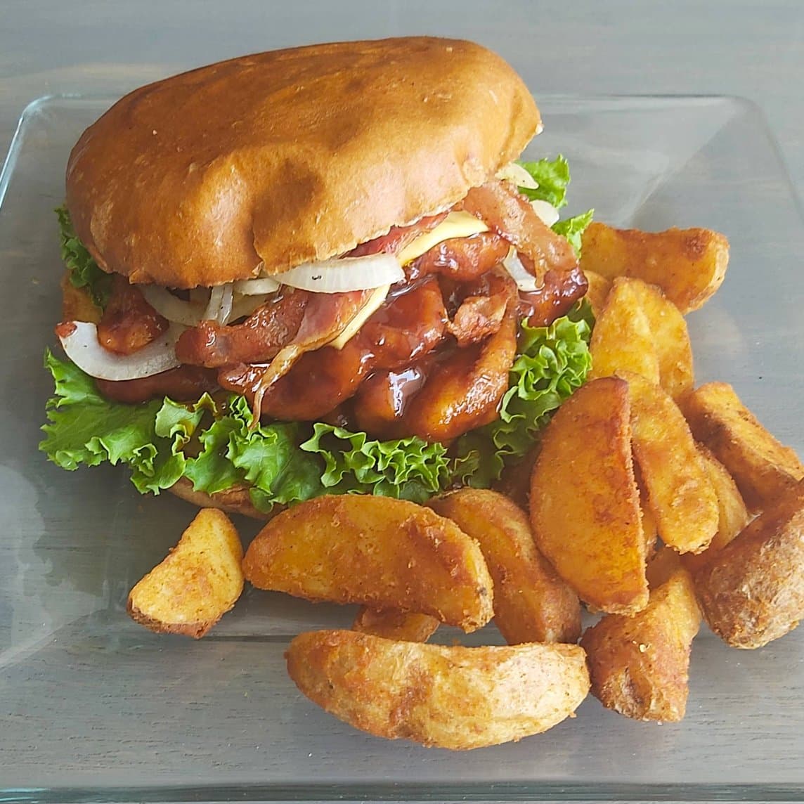 Hamburguesa Chicken BBQ