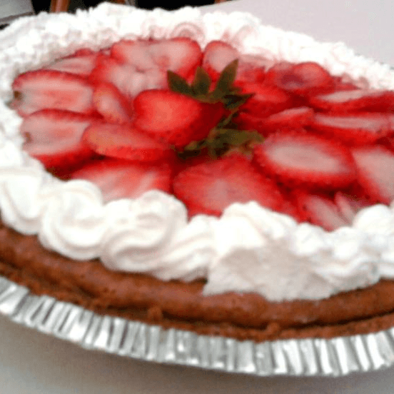 Porción Pay de Queso con Fresa