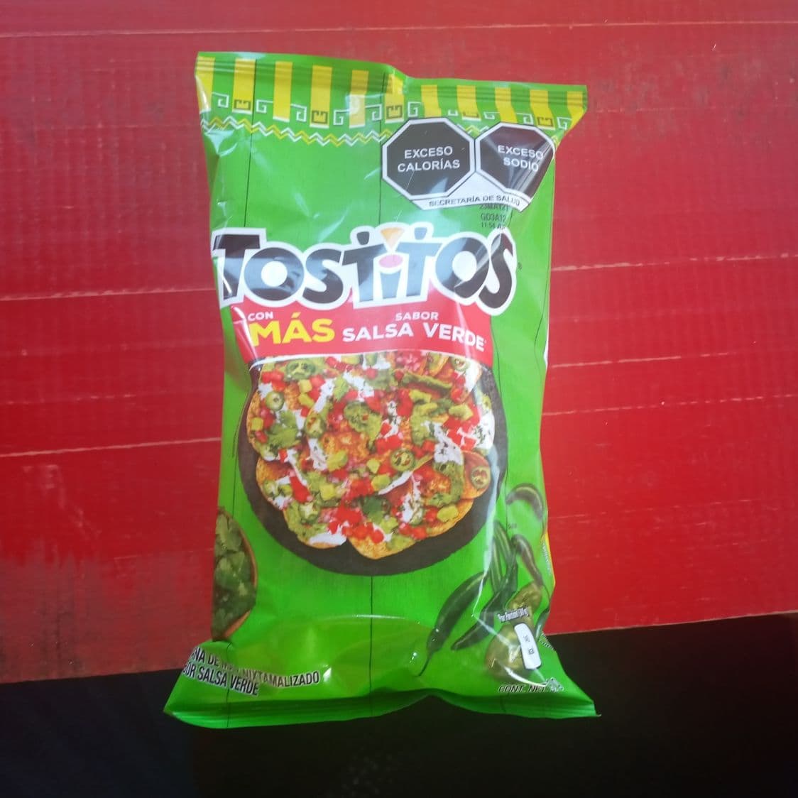Tostitos en salsa verde