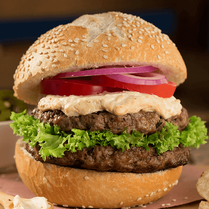 chesse burger con chipotle