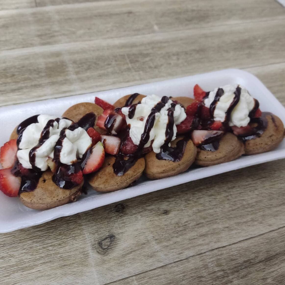 Mini Hot Cakes de Chocolate 10 Piezas