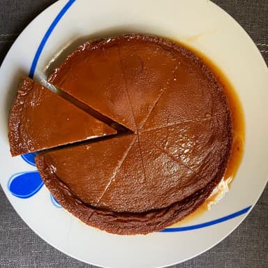 Rebanada Flan Napolitano
