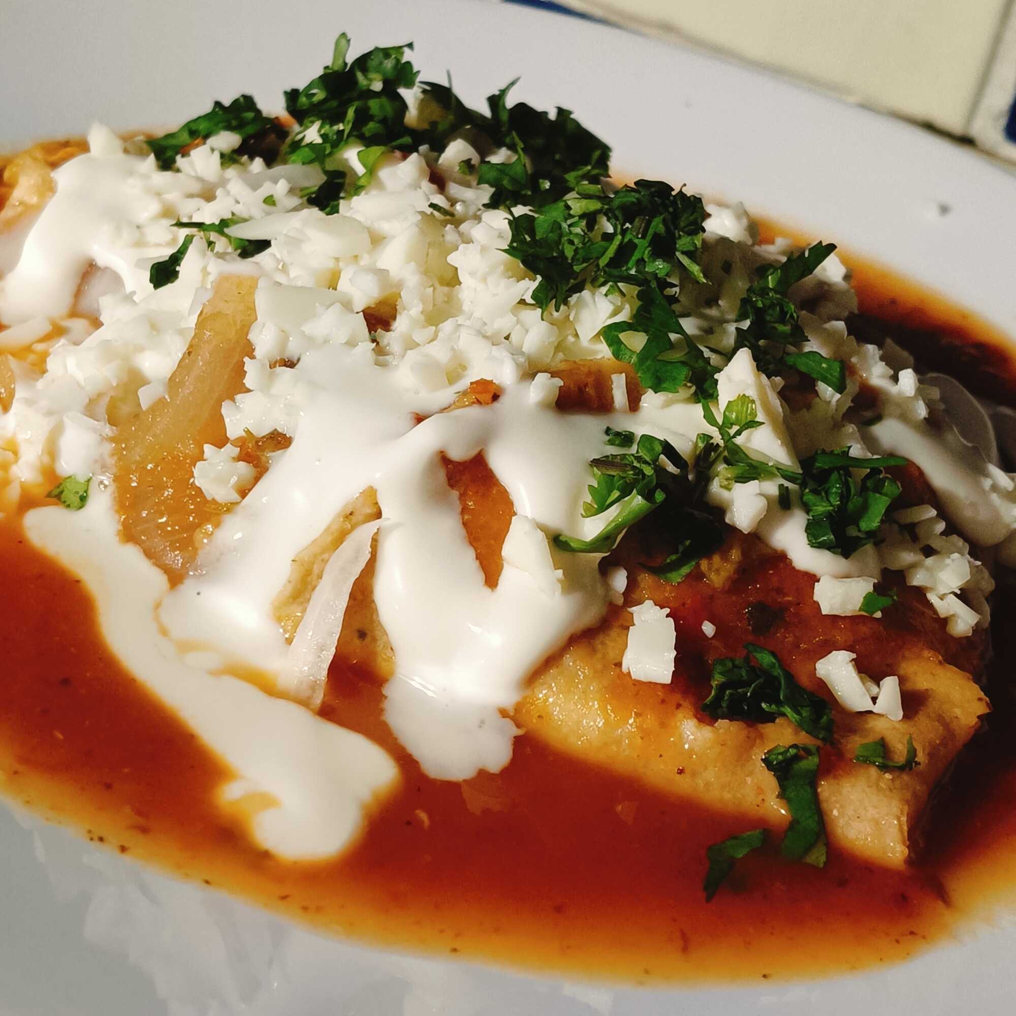 Enchiladas Rojas Típicas
