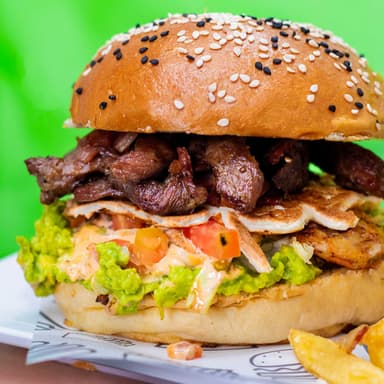 Hamburguesa Arrachera