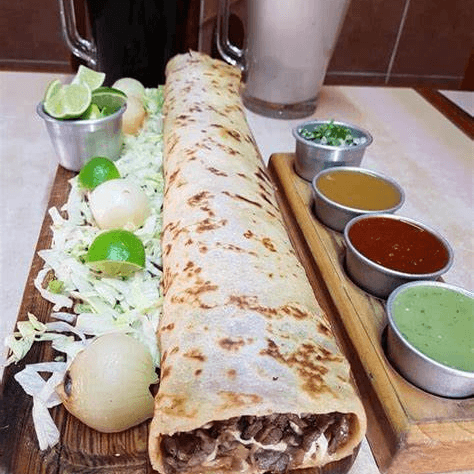 Burro Gigante Carne Asada